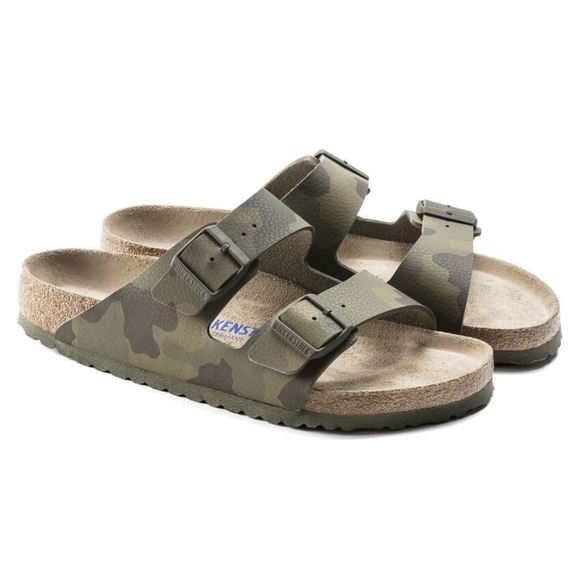 Birkenstock Arizona Camo Print Two Band Sandals Size 42 - Picture 1 of 7